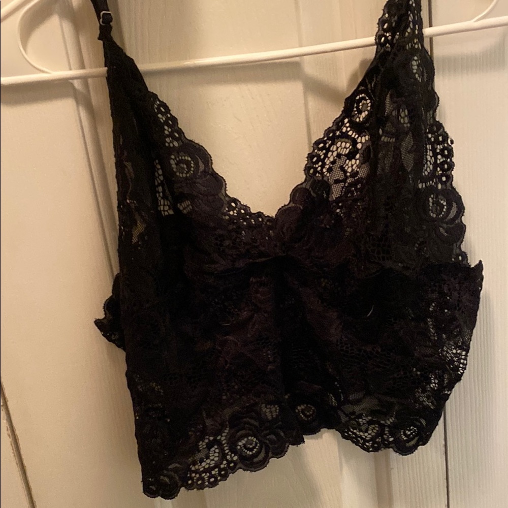 Lace Bralette in Black